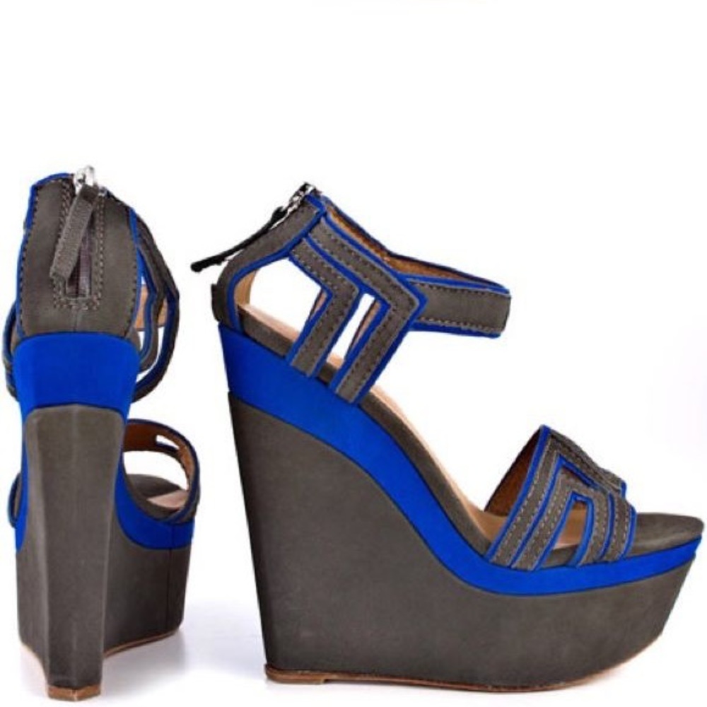 L.A.M.B. Platform Wedges